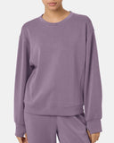 Velvra® Modal Crewneck Long Sleeve Sweatshirt