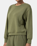 Velvra® Modal Crewneck Long Sleeve Sweatshirt