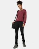 Velvra® Modal Crewneck Long Sleeve Sweatshirt