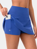 Dreamlux Athletic Tennis Skirt w/ Built-in Shorts & Pockets