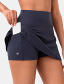 Dreamlux Athletic Tennis Skirt w/ Built-in Shorts & Pockets