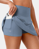 Dreamlux Athletic Tennis Skirt w/ Built-in Shorts & Pockets
