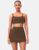 Dreamlux Athletic Tennis Skirt w/ Built-in Shorts & Pockets