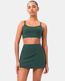 Dreamlux Athletic Tennis Skirt w/ Built-in Shorts & Pockets