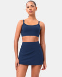 Dreamlux Athletic Tennis Skirt w/ Built-in Shorts & Pockets