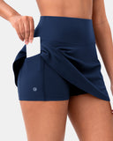 Dreamlux Athletic Tennis Skirt w/ Built-in Shorts & Pockets