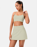 Dreamlux Athletic Tennis Skirt w/ Built-in Shorts & Pockets