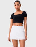 Dreamlux Athletic Tennis Skirt w/ Built-in Shorts & Pockets
