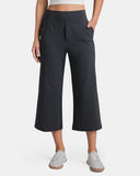 Dreamlux Mid Waisted Cropped Wide Leg Pant 22"