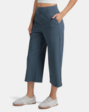Dreamlux® Mid Waisted Cropped Wide Leg Pant 22"