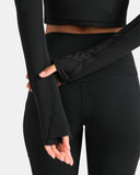 Dreamlux Long Sleeve Cropped Workout Shirt
