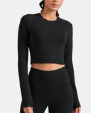 Dreamlux Long Sleeve Cropped Workout Shirt
