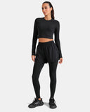 Dreamlux Long Sleeve Cropped Workout Shirt