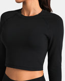 Dreamlux Long Sleeve Cropped Workout Shirt