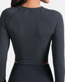 Dreamlux Long Sleeve Cropped Workout Shirt