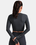 Dreamlux Long Sleeve Cropped Workout Shirt