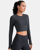 Dreamlux Long Sleeve Cropped Workout Shirt
