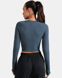 Dreamlux Long Sleeve Cropped Workout Shirt