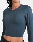 Dreamlux Long Sleeve Cropped Workout Shirt