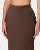 Velvra® Modal Streamline Midi Skirt w/ Pockets