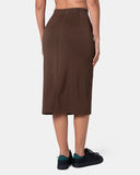 Velvra® Modal Streamline Midi Skirt w/ Pockets
