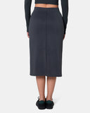 Velvra® Modal Streamline Midi Skirt w/ Pockets