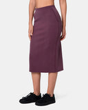 Velvra® Modal Streamline Midi Skirt w/ Pockets