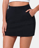 Velvra Modal Streamline A-Line Skirt w/ Pockets