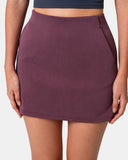 Velvra Modal Streamline A-Line Skirt w/ Pockets