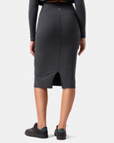 Dreamlux® High-Rise Slim-Fit Midi Work Skirt