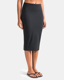 Dreamlux® High-Rise Slim-Fit Midi Work Skirt