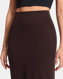 Dreamlux® High-Rise Slim-Fit Midi Work Skirt
