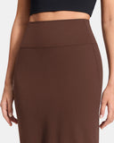 Dreamlux® High-Rise Slim-Fit Midi Work Skirt