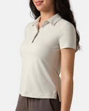 Sorona Longline Work Polo Shirt w/ Concealed Buttons