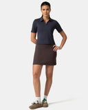 Sorona V-Neck Cropped Polo Shirt – Relaxed Fit