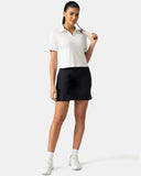 Sorona V-Neck Cropped Polo Shirt – Relaxed Fit