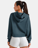 Velvra® Modal Cropped Pullover Hoodie - Gift