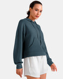 Velvra® Modal Cropped Pullover Hoodie - Gift