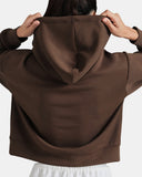 Velvra® Modal Cropped Pullover Hoodie