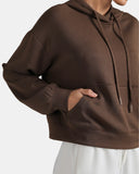 Velvra® Modal Cropped Pullover Hoodie