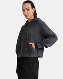 Velvra® Modal Cropped Pullover Hoodie