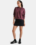 Velvra® Modal Cropped Pullover Hoodie