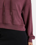 Velvra® Modal Cropped Pullover Hoodie