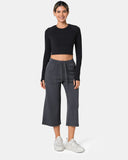 Velvra® Modal 22" Wide Leg Pant w/ Pockets