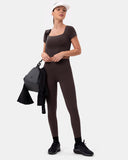 Dreamlux High Waisted No Front Seam 25" 7/8 Workout Legging