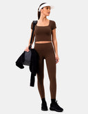 Dreamlux High Waisted No Front Seam 28" Full Length Legging