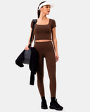 Dreamlux High Waisted No Front Seam 28" Full Length Legging