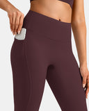 Dreamlux High Waisted No Front Seam 7/8 Legging w/ Pockets