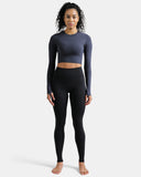 Dreamlux High Waisted No Front Seam 28" Full Length Workout Legging w/ Pockets