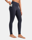 Dreamlux High Waisted No Front Seam 28" Full Length Workout Legging w/ Pockets